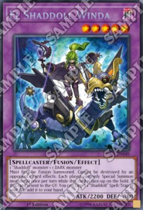 El Shaddoll Winda SHVA-EN049 Secret Rare Englisch