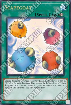 Scapegoat OP08-EN003 Ultimate Rare Amerikanisch