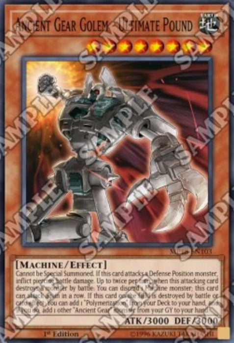 Ancient Gear Golem - Ultimate Pound MP18-EN103 Common Englisch