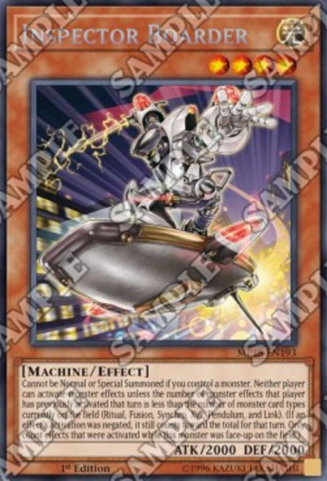 Inspector Boarder MP18-EN193 Secret Rare Englisch