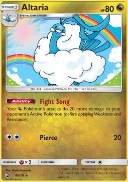 Altaria DRM-40 Holo Rare Englisch
