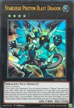 Starliege Photon Blast Dragon LED3-EN034 Ultra Rare Englisch