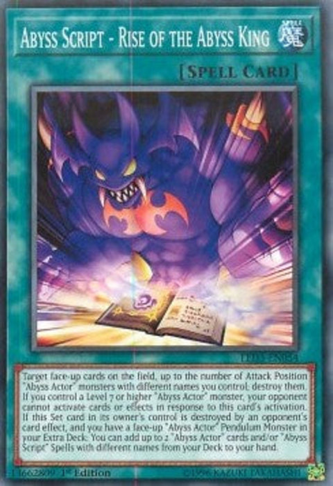 Abyss Script - Rise of the Abyss King LED3-EN054 Common Englisch
