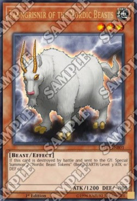 Tanngrisnir of the Nordic Beasts (V.1) LEHD-ENB01 Ultra Rare Englisch