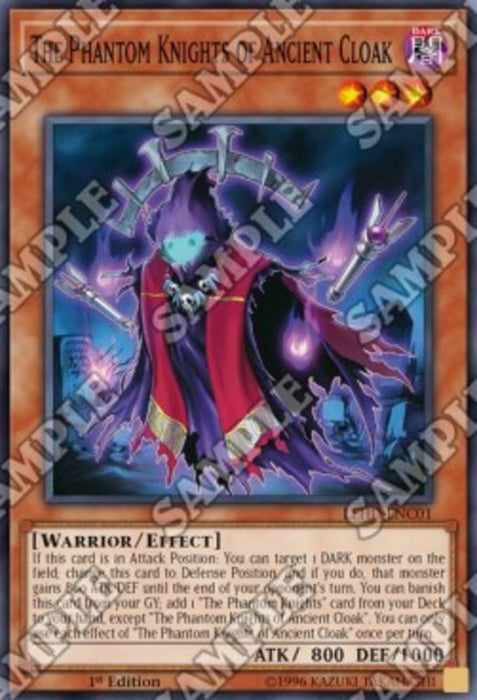 The Phantom Knights of Ancient Cloak LEHD-ENC01 Common Englisch