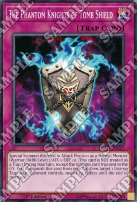 The Phantom Knights of Tomb Shield LEHD-ENC27 Common Englisch
