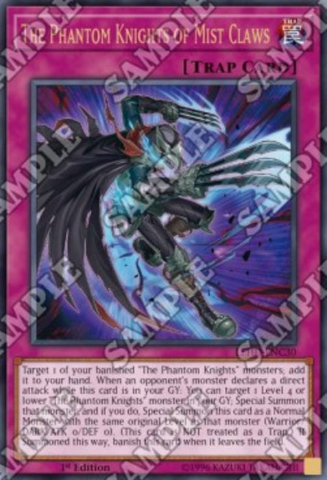 The Phantom Knights of Mist Claws LEHD-ENC30 Ultra Rare Englisch