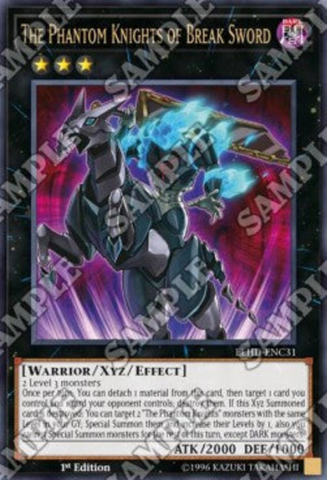 The Phantom Knights of Break Sword LEHD-ENC31 Ultra Rare Englisch