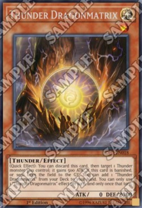Thunder Dragonmatrix SOFU-EN018 Rare Englisch