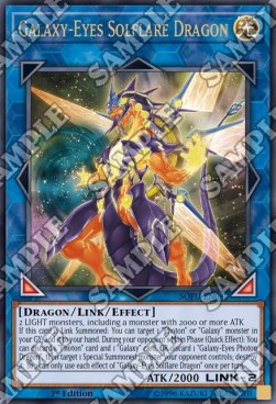 Galaxy-Eyes Solflare Dragon SOFU-EN042 Ultra Rare Englisch