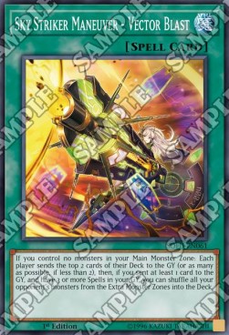 Sky Striker Maneuver - Vector Blast SOFU-EN061 Super Rare Englisch