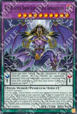 D/D/D Super Doom King Purple Armageddon SOFU-EN096 Common Englisch