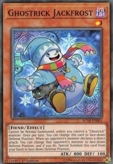 Ghostrick Jackfrost AC18-EN003 Super Rare Englisch