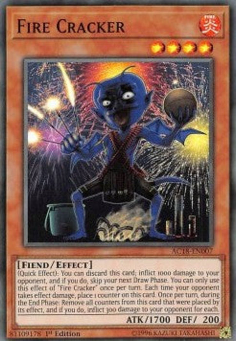 Fire Cracker AC18-EN007 Super Rare Englisch