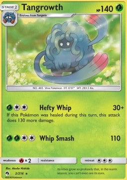 Tangrowth LOT-2 Rare Deutsch