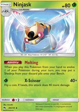 Ninjask LOT-30 Uncommon Deutsch