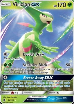 Virizion GX LOT-34 Ultra Rare Deutsch