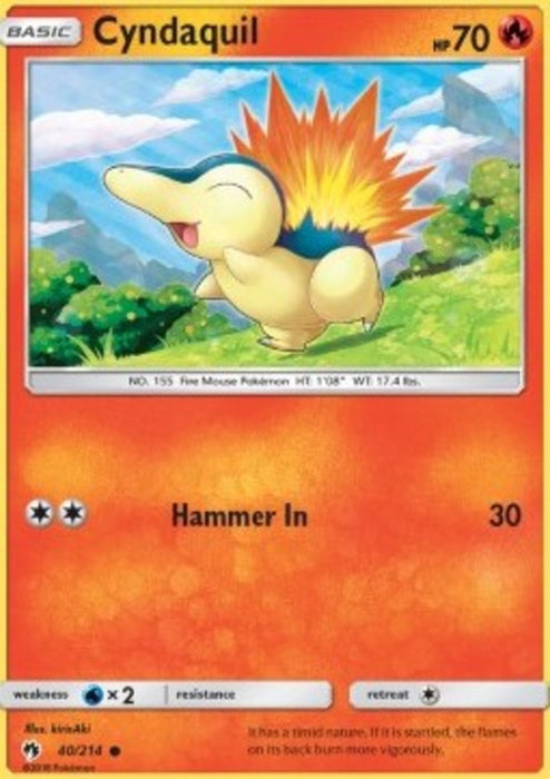 Cyndaquil LOT-40 Common Deutsch