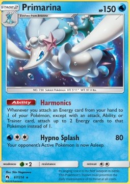 Primarina LOT-67 Rare Deutsch