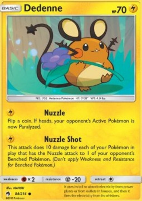 Dedenne LOT-84 Common Deutsch