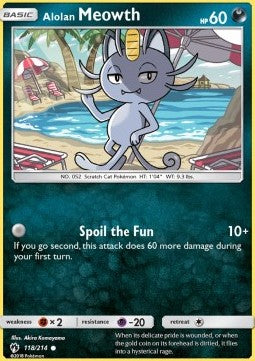 Alolan Meowth LOT-118 Common Deutsch