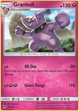 Granbull LOT-138 Rare Deutsch