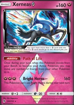 Xerneas ◇ LOT-144 Holo Rare Portugiesisch