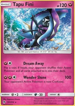 Tapu Fini LOT-151 Holo Rare Deutsch