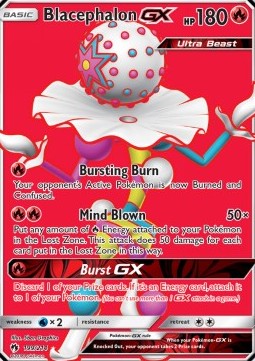 Blacephalon GX LOT-199 Ultra Rare Deutsch
