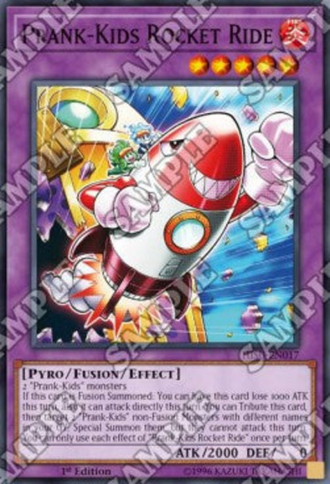 Prank-Kids Rocket Ride HISU-EN017 Super Rare Englisch