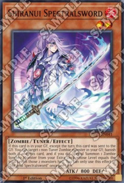 Shiranui Spectralsword HISU-EN041 Super Rare Englisch