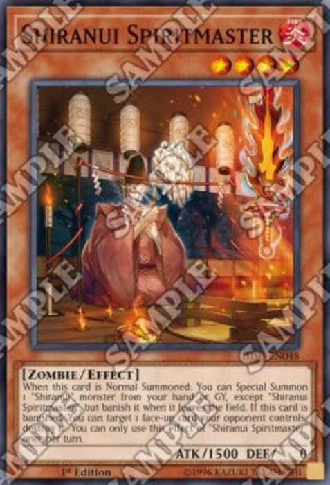 Shiranui Spiritmaster HISU-EN048 Super Rare Englisch