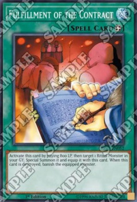 Fulfillment of the Contract HISU-EN052 Super Rare Englisch