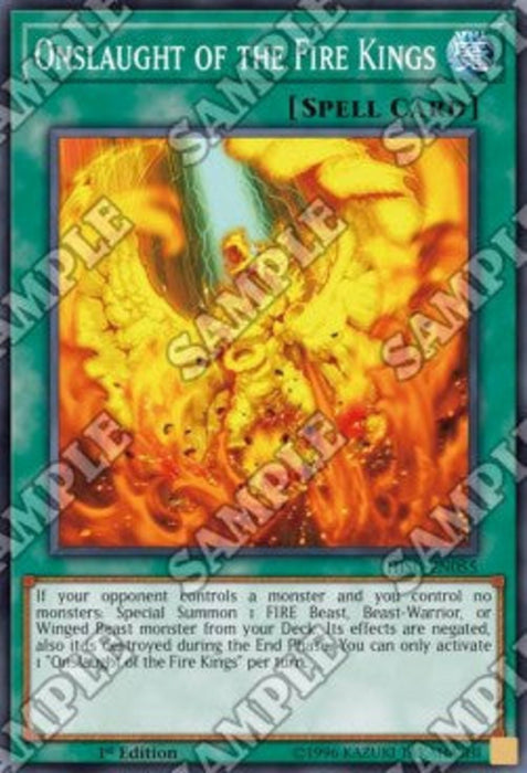 Onslaught of the Fire Kings HISU-EN055 Super Rare Englisch