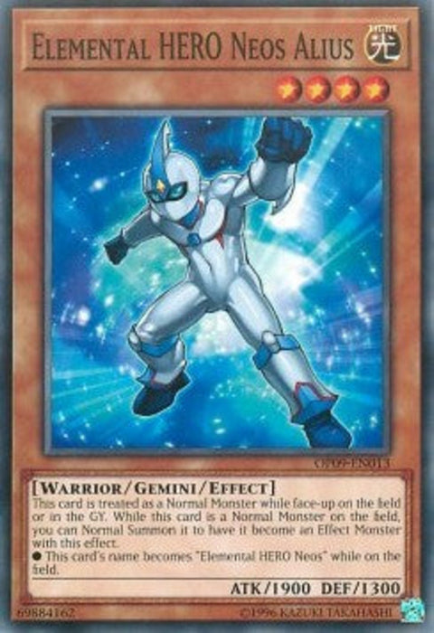 Elemental HERO Neos Alius OP09-EN013 Common Englisch
