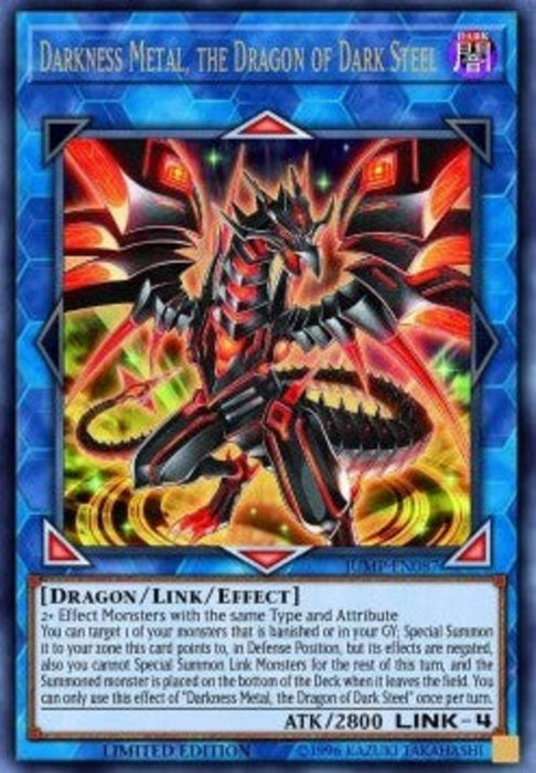 Darkness Metal, the Dragon of Dark Steel JUMP-EN087 Ultra Rare Englisch
