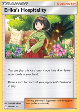 Erika's Hospitality TEU-140 Holo Rare Englisch