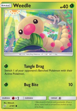 Weedle TEU-2 Common Deutsch