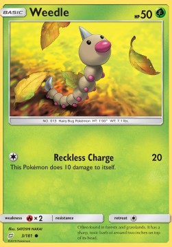 Weedle TEU-3 Common Deutsch
