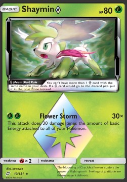 Shaymin ◇ TEU-10 Holo Rare Deutsch