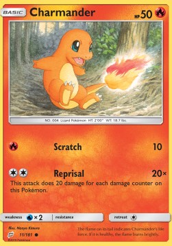 Charmander TEU-11 Common Deutsch