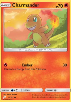 Charmander TEU-12 Common Deutsch