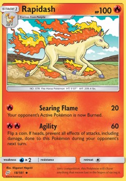 Rapidash TEU-18 Uncommon Deutsch