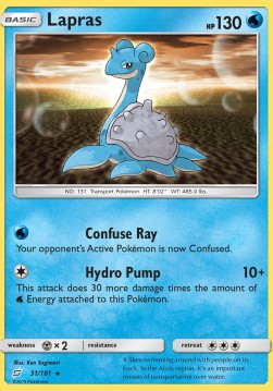 Lapras TEU-31 Rare Deutsch