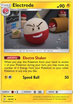 Electrode TEU-39 Holo Rare Deutsch
