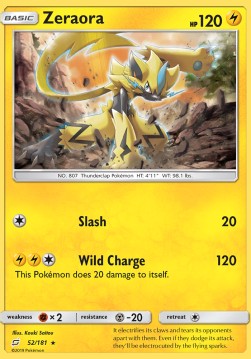Zeraora TEU-52 Holo Rare Deutsch