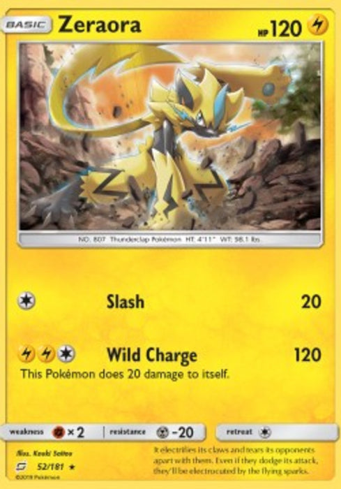 Zeraora TEU-52 Holo Rare Deutsch