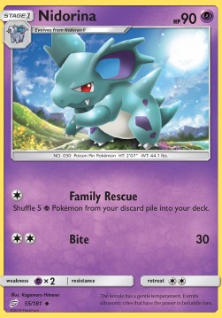 Nidorina TEU-55 Uncommon Deutsch