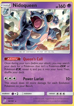 Nidoqueen TEU-56 Rare Englisch