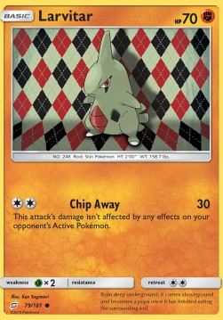 Larvitar TEU-79 Common Deutsch